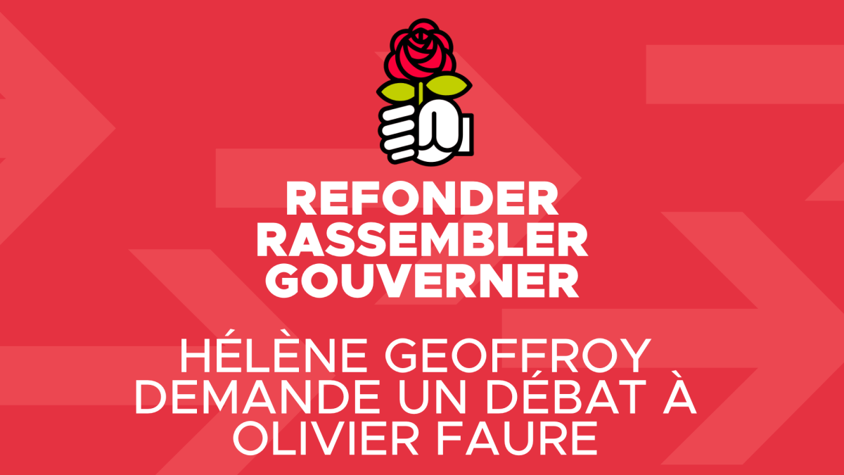 Hélène Geoffroy demande un débat à Olivier&nbsp;Faure